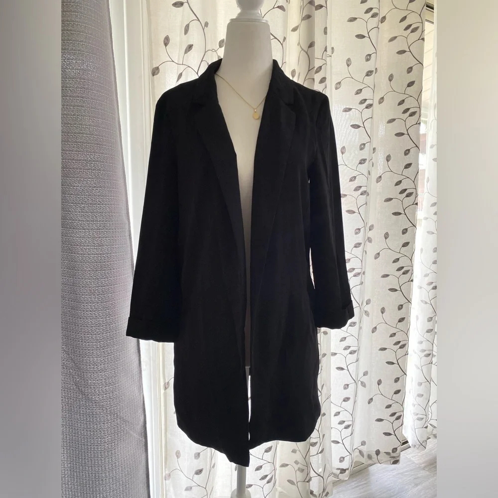 Warehouse Black Women’s Blazer Size 6/Small - Picture 2 of 7